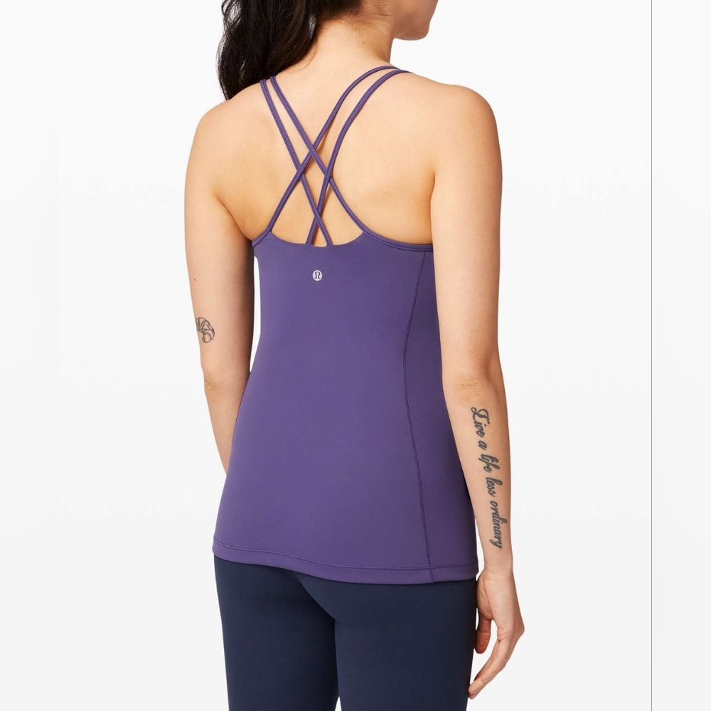 Lululemon Free to Be Tank EverluxMidnight Orchid Size 8